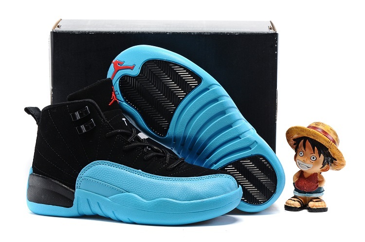 Air Jordan 12 Gamma Blue Shoes For Kids On Sale - Click Image to Close